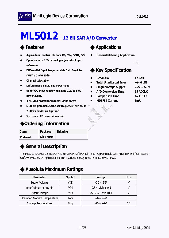 ML5012_5887326.PDF Datasheet