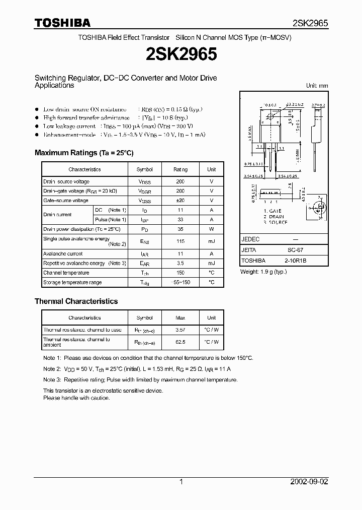 2SK2965_5906227.PDF Datasheet