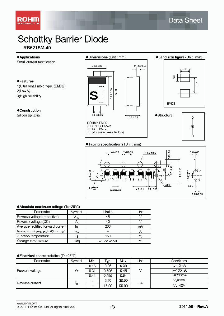RB521SM-40_5911623.PDF Datasheet