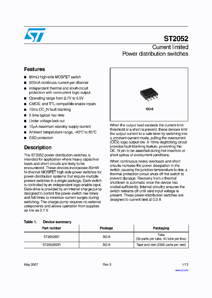 ST205207_5919079.PDF Datasheet