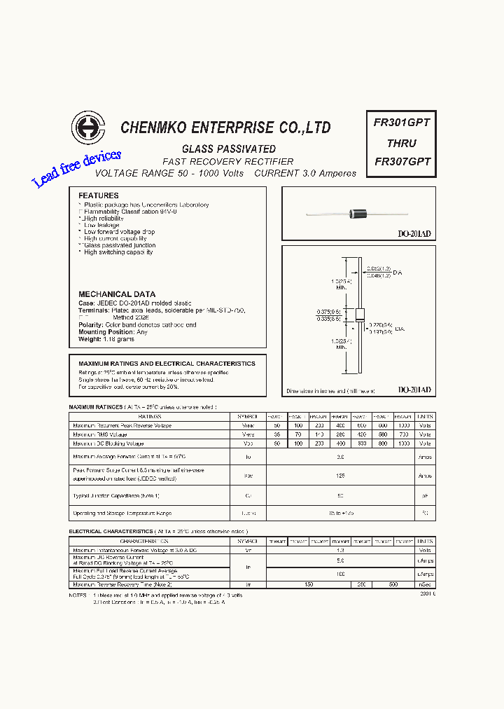 FR306GPT_5929786.PDF Datasheet