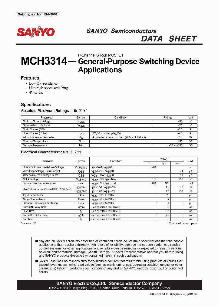 MCH3314_5931268.PDF Datasheet