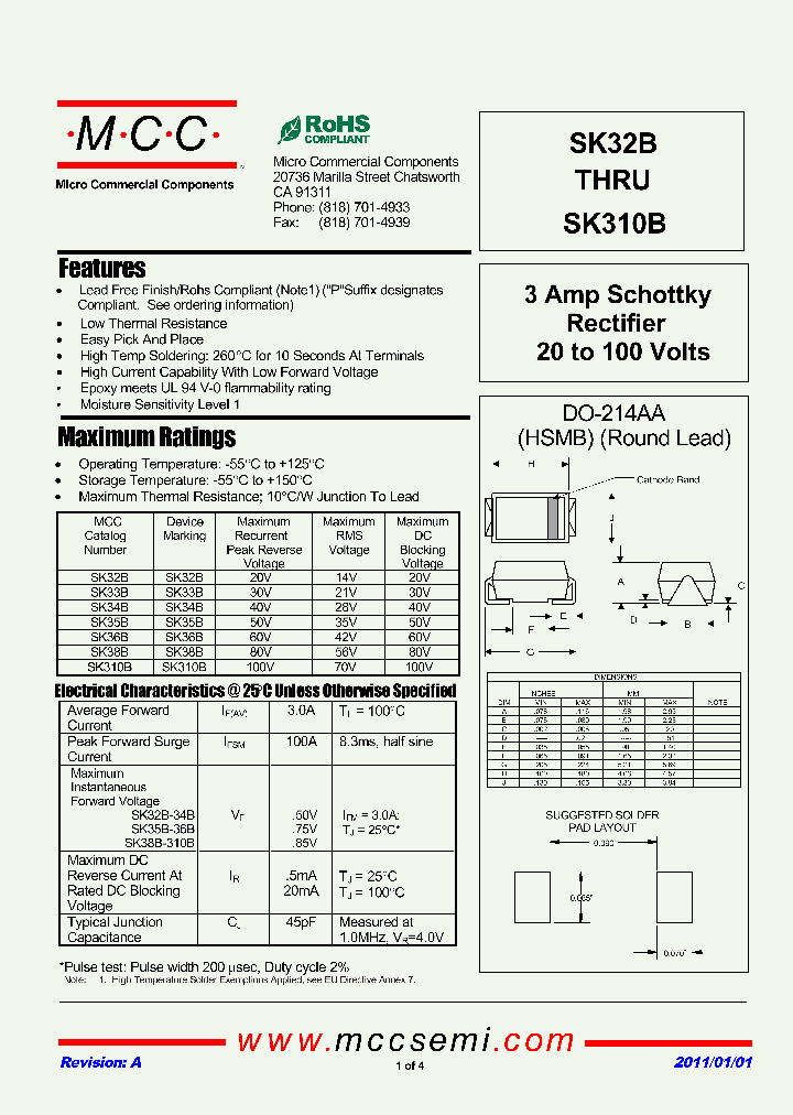 SK33B-TP_5934732.PDF Datasheet