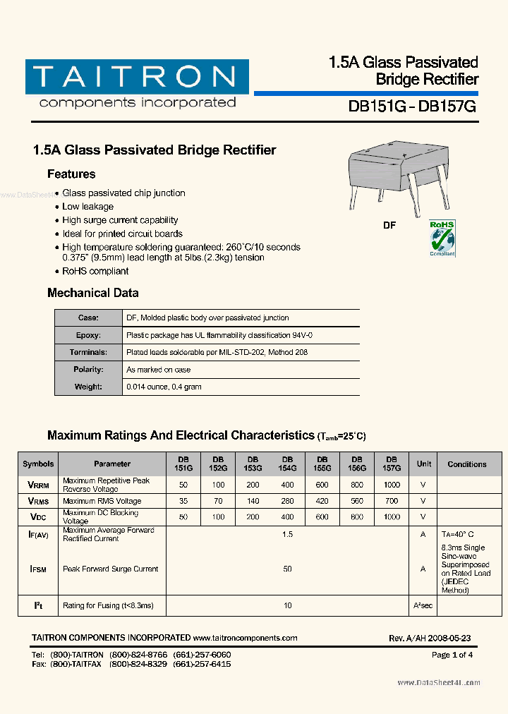 DB151G_5954639.PDF Datasheet