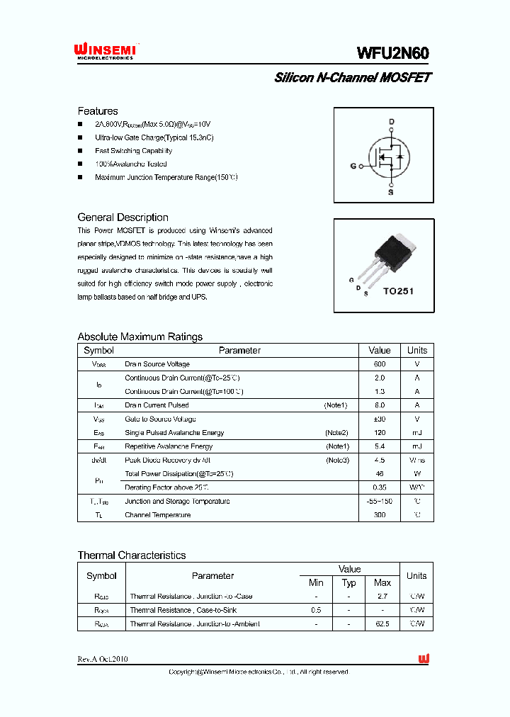 WFU2N60_5965491.PDF Datasheet