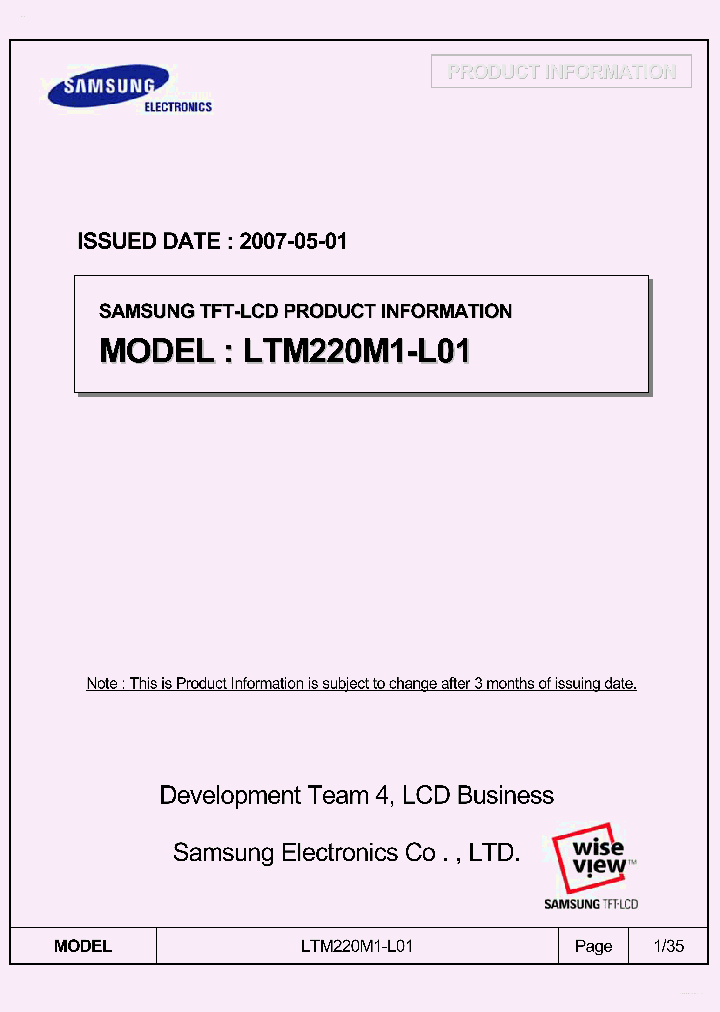 LTM220M1-L01_5991313.PDF Datasheet