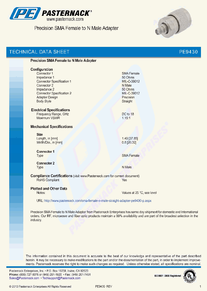 PE9430_6011214.PDF Datasheet