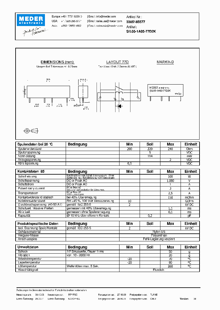 SIL05-1A85-77D2KDE_6012026.PDF Datasheet