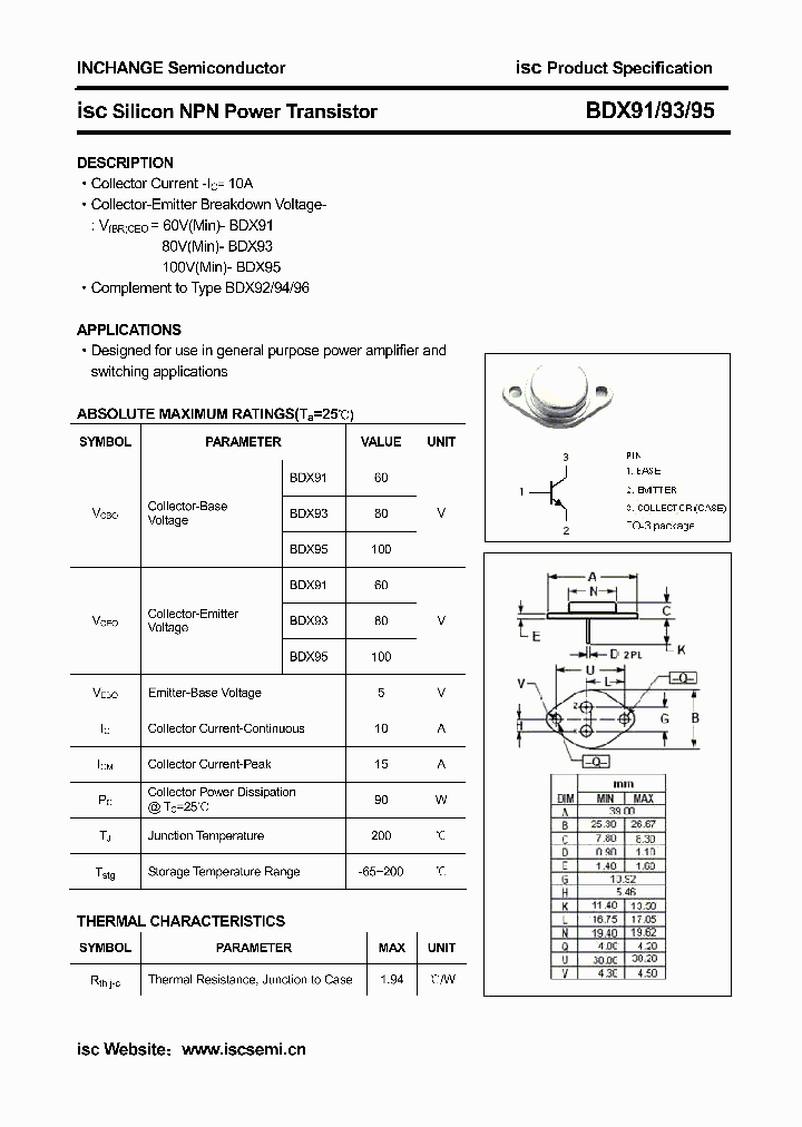 BDX91_6019107.PDF Datasheet