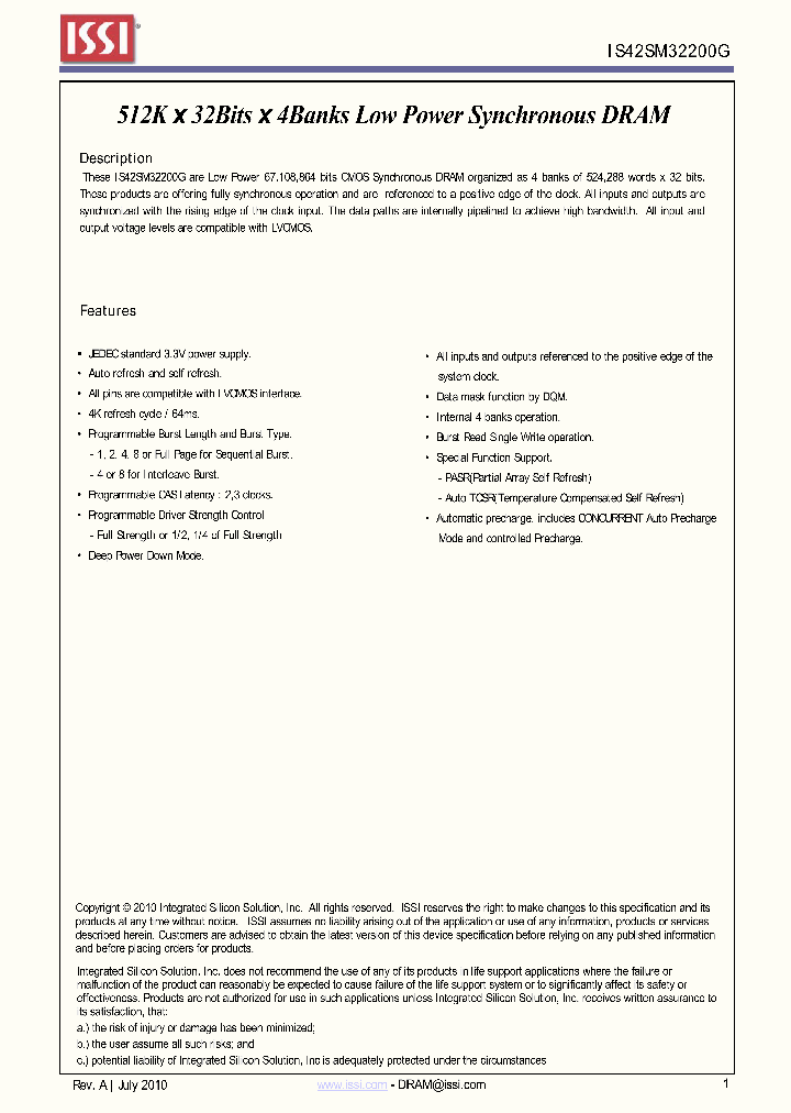 IS42SM32200G_6026173.PDF Datasheet