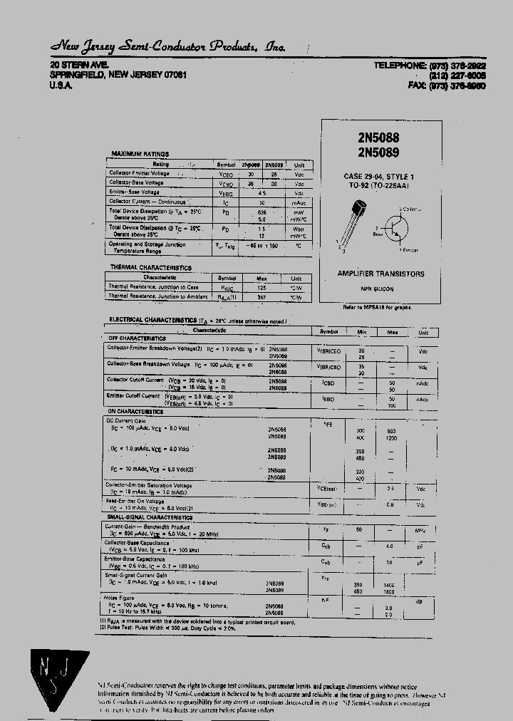 2N5088_6038562.PDF Datasheet