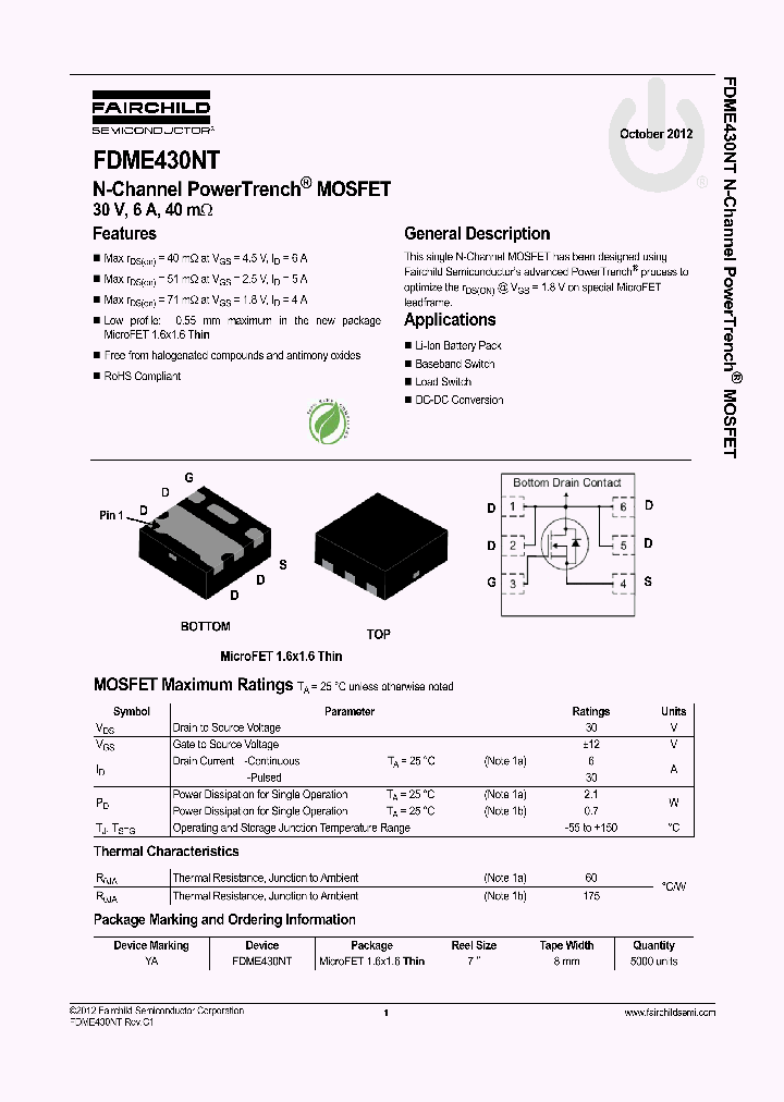 FDME430NT_6046688.PDF Datasheet