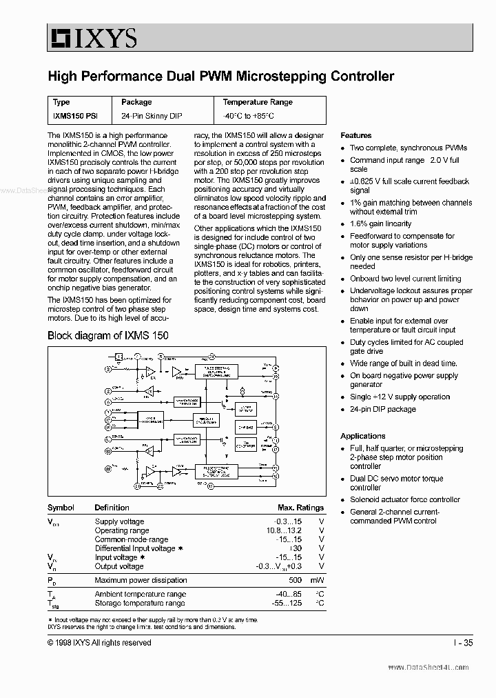 IXMS150PSI_6084353.PDF Datasheet