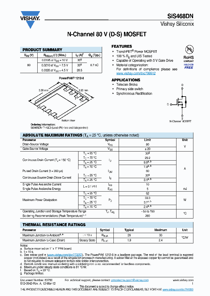 SIS468DN_6113490.PDF Datasheet