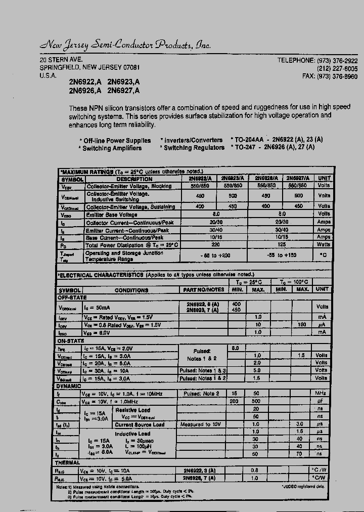 2N6922A_6113690.PDF Datasheet