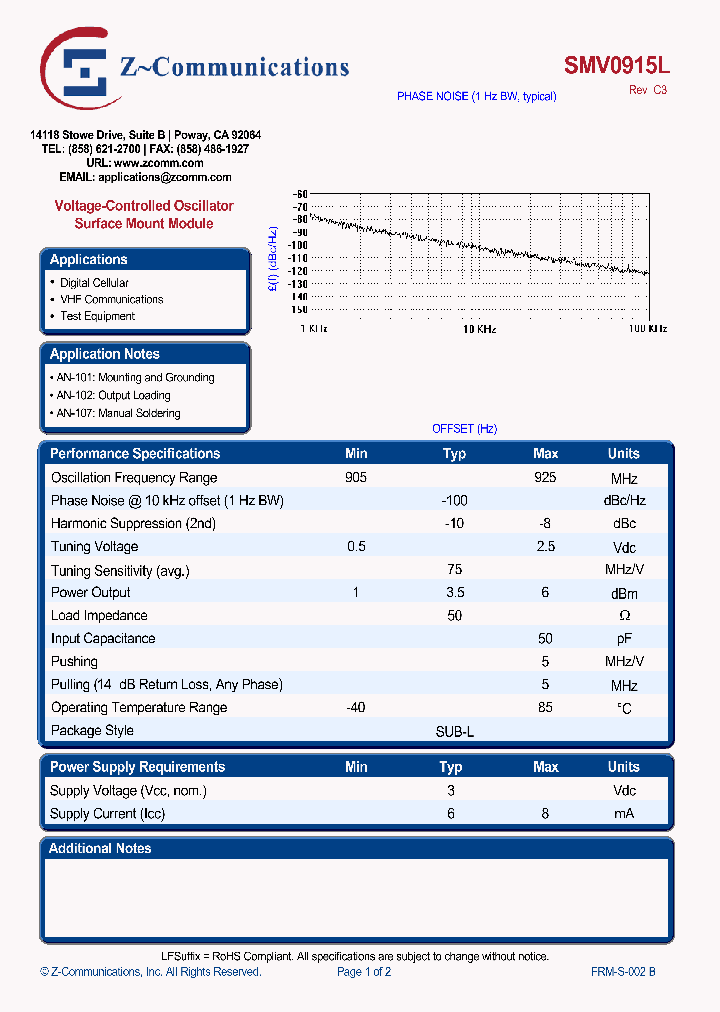 SMV0915L10_6117324.PDF Datasheet