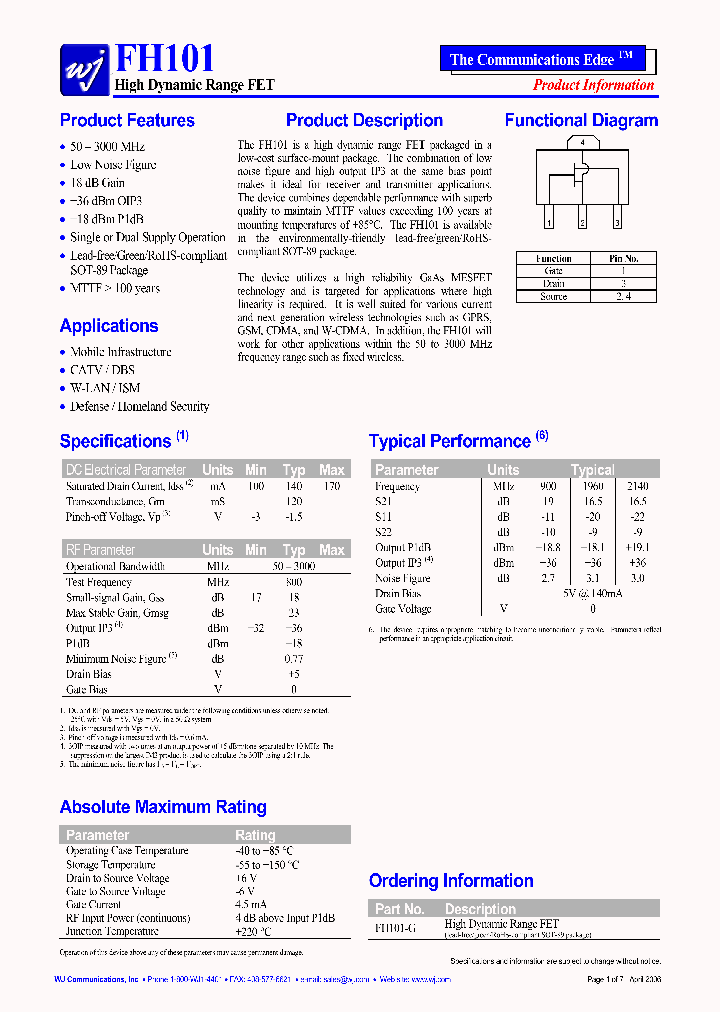 FH101_6127417.PDF Datasheet