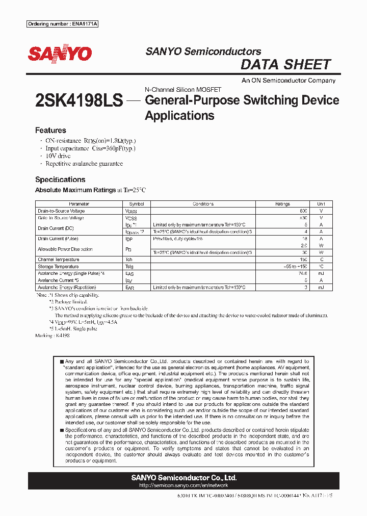 2SK4198LS10_6168513.PDF Datasheet