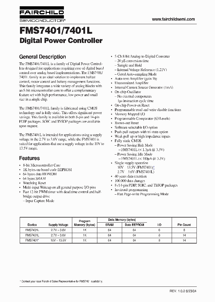 FMS7401LEN14_6233465.PDF Datasheet