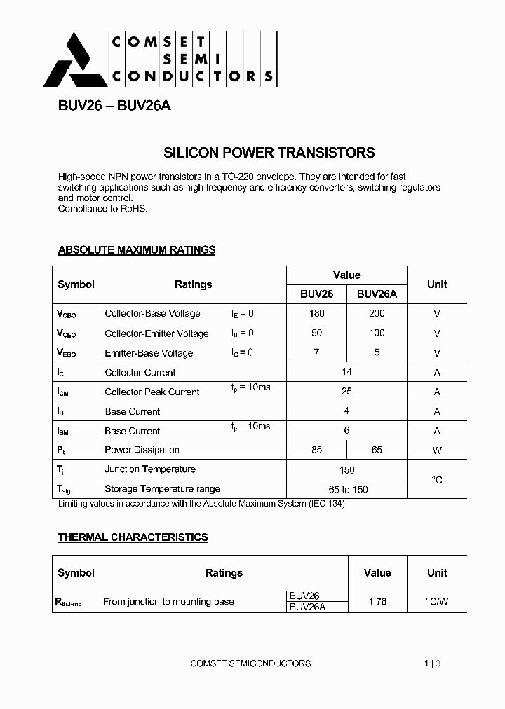 BUV26_6241180.PDF Datasheet