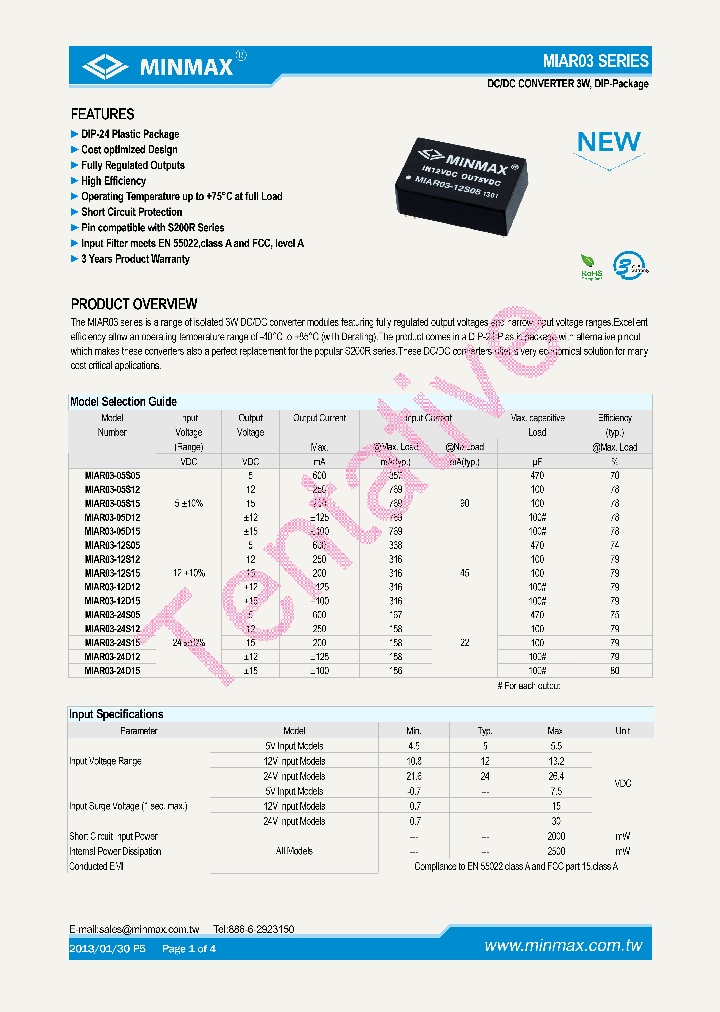 MIAR03-05D12_6251158.PDF Datasheet