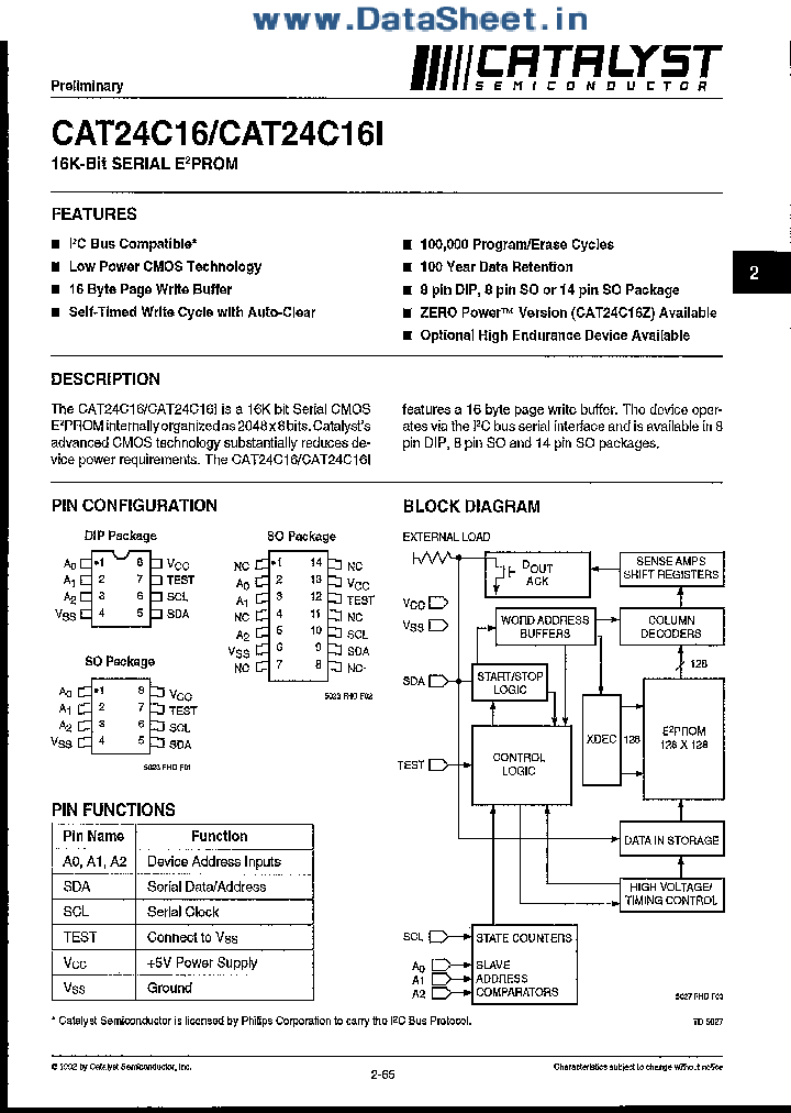 CAT24C16_6255172.PDF Datasheet