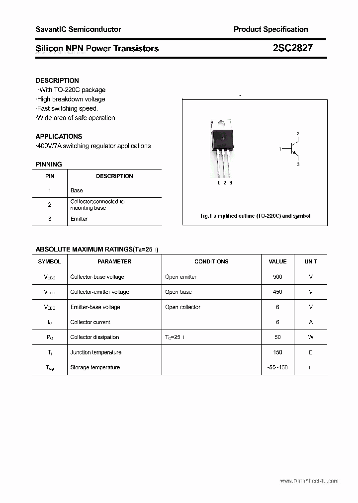 2SC2827_6290838.PDF Datasheet