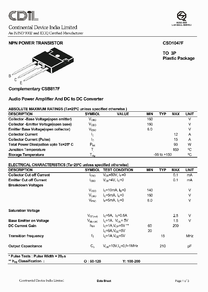 CSD1047FO_6290225.PDF Datasheet