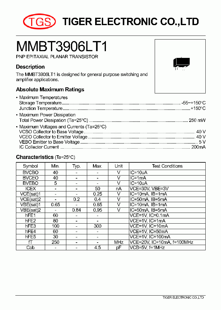 MMBT3906LT1_6309787.PDF Datasheet