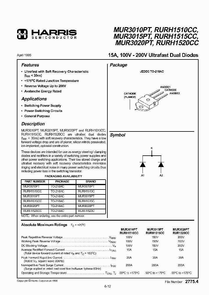 RURH1515CC_6312348.PDF Datasheet