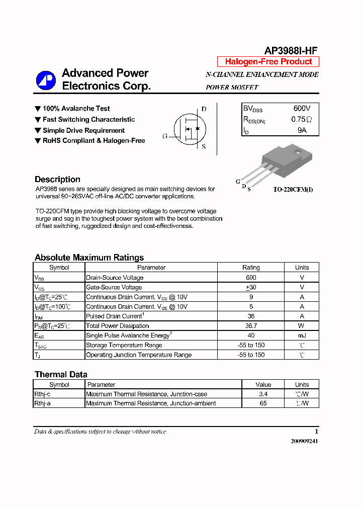 AP3988I-HF_6324396.PDF Datasheet