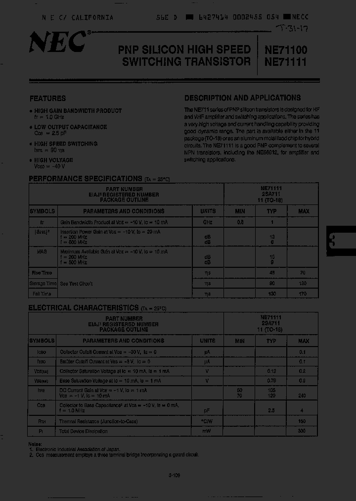 NE71100_6324809.PDF Datasheet