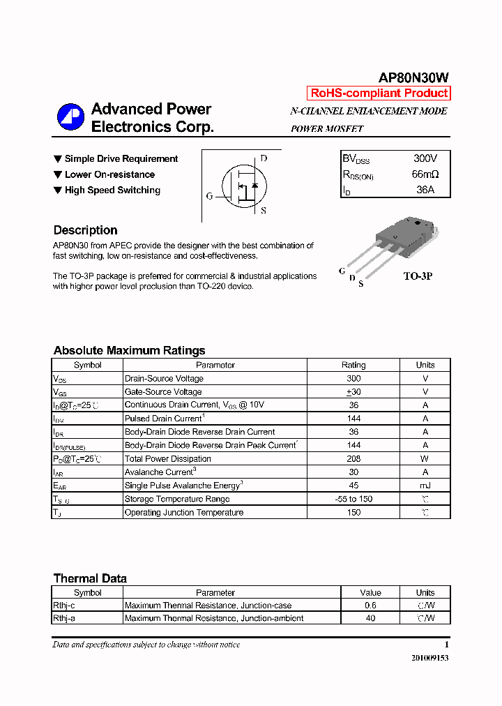 AP80N30W10_6346074.PDF Datasheet