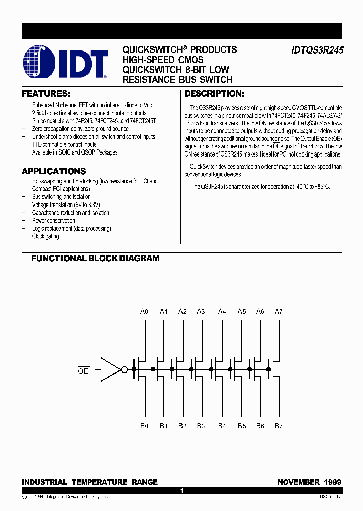 IDTQS3R245SO_6353101.PDF Datasheet