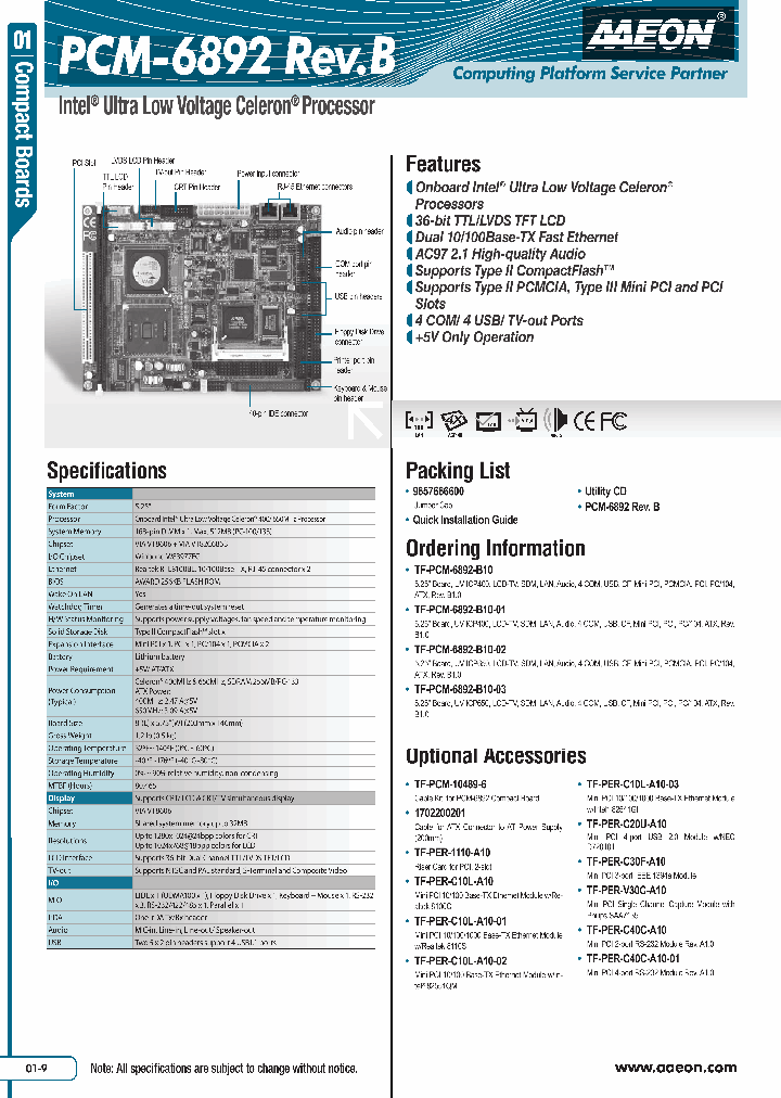 PCM-6892B_6357710.PDF Datasheet
