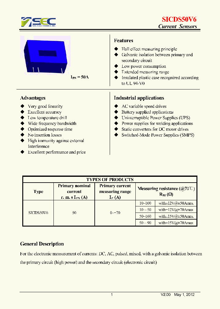 SICDS50V6_6364837.PDF Datasheet