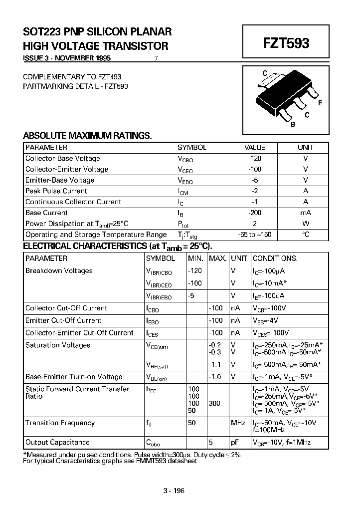FZT593_6377680.PDF Datasheet