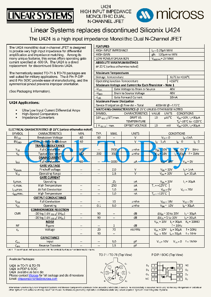 U424TO-78_6488902.PDF Datasheet