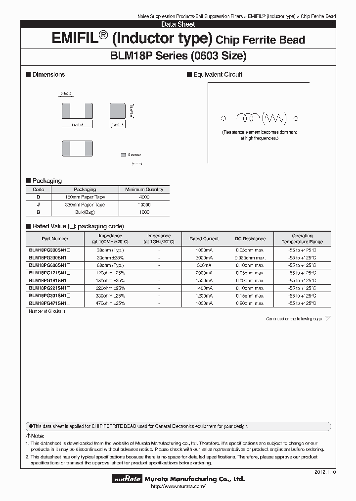 BLM18PG121SN1B_6493579.PDF Datasheet