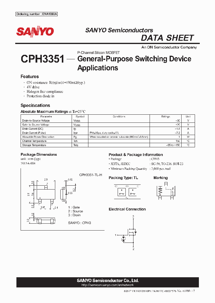 CPH3351-TL-H_6502490.PDF Datasheet