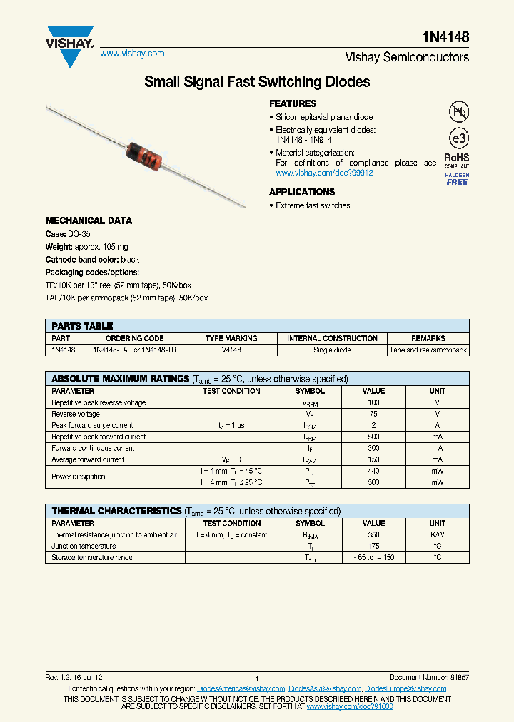 1N4148-TR_6503970.PDF Datasheet