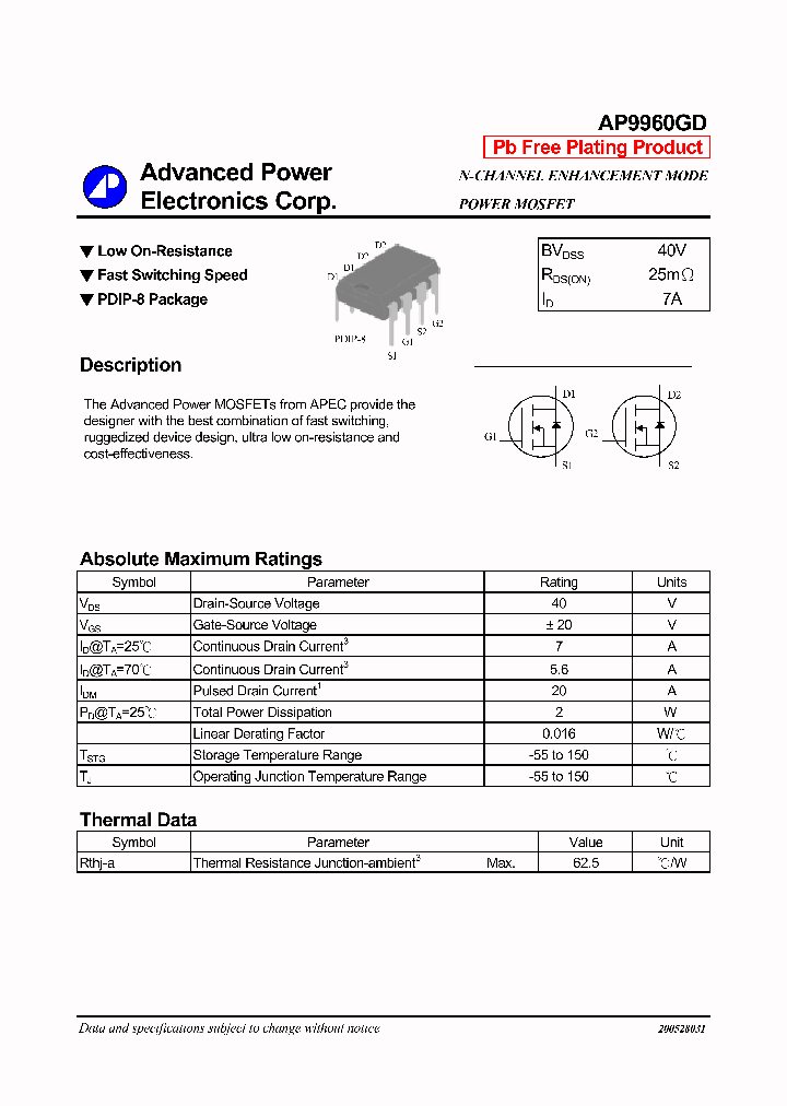 AP9960GD_6532865.PDF Datasheet