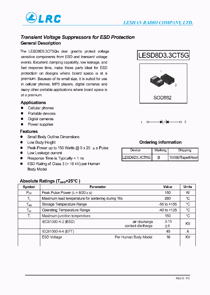 LESD8D33CT5G_6546806.PDF Datasheet