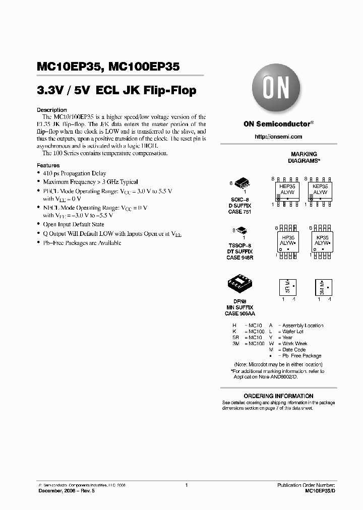 MC100EP35DG_6560217.PDF Datasheet