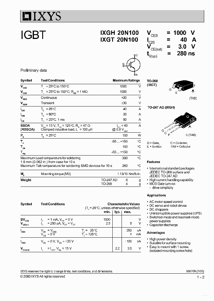 T20N100_6582239.PDF Datasheet