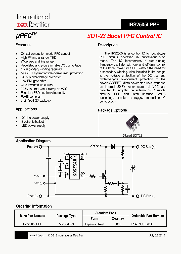 IRS2505LTRPBF_6590738.PDF Datasheet