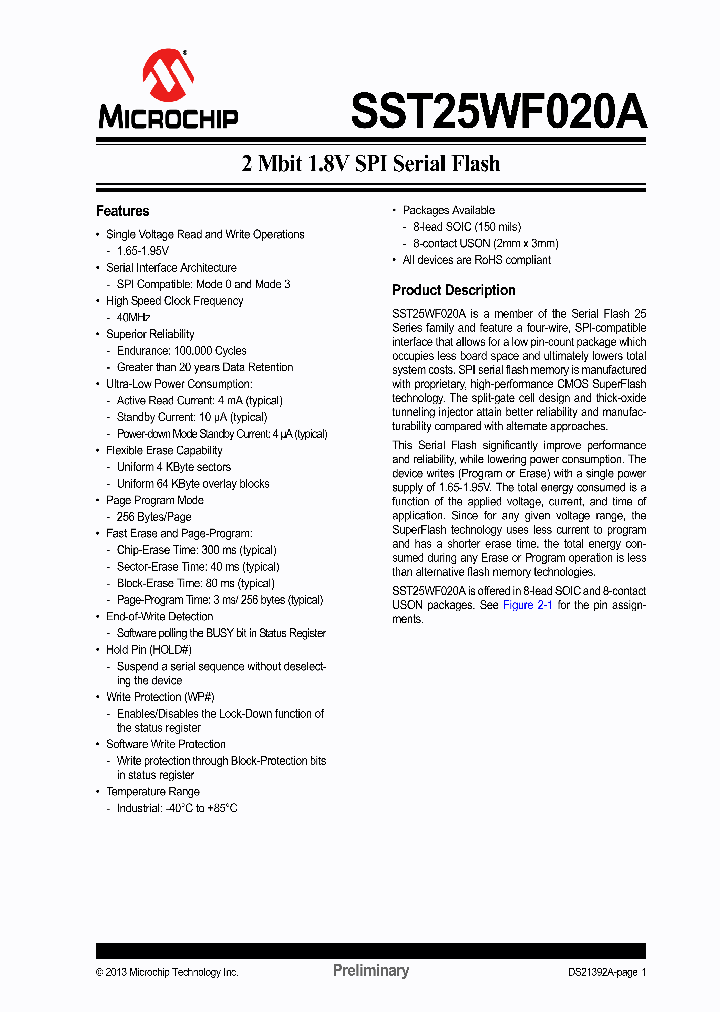 SST25WF020AT-40-5I-SN_6608131.PDF Datasheet