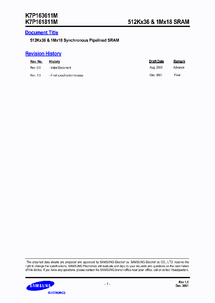 K7P163611M-HC33_6609648.PDF Datasheet