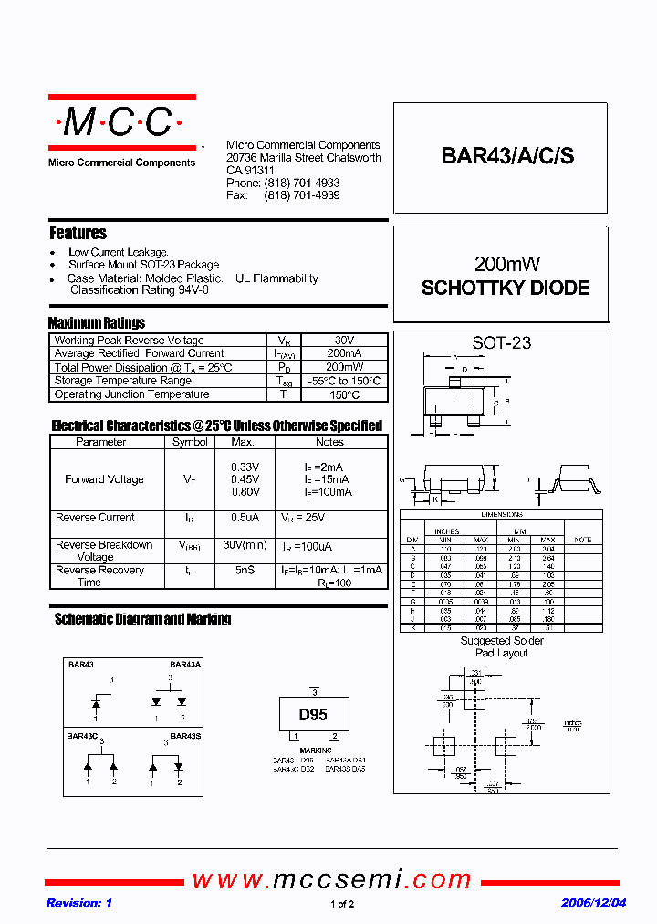 BAR43_6615066.PDF Datasheet