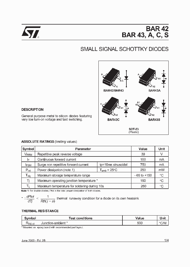 BAR43C_6615073.PDF Datasheet